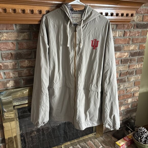Weatherproof Other - Men’s Weatherproof Tan IU Hoosiers Windbreaker Size 3XL
